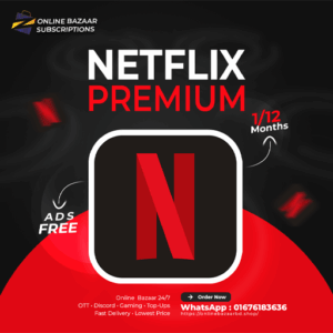 1 Month NetFlix Premium Subscription